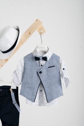 Εικόνα της Βαπτιστικό κοστούμι Piccolino Didier σε χρώμα Blue