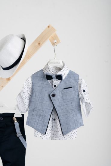 Εικόνα της Βαπτιστικό κοστούμι Piccolino Didier σε χρώμα Blue