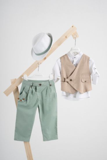 Εικόνα της Βαπτιστικό κοστούμι Piccolino Jose σε χρώμα Mint