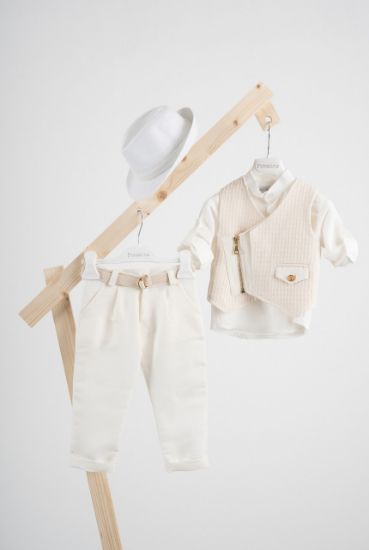 Εικόνα της Βαπτιστικό κοστούμι Piccolino Furilo σε χρώμα Ivory