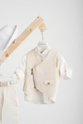 Εικόνα της Βαπτιστικό κοστούμι Piccolino Furilo σε χρώμα Ivory