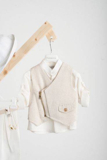 Εικόνα της Βαπτιστικό κοστούμι Piccolino Furilo σε χρώμα Off White