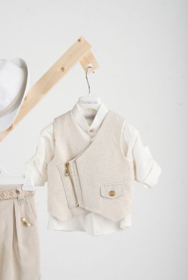 Εικόνα της Βαπτιστικό κοστούμι Piccolino Furilo σε χρώμα Beige