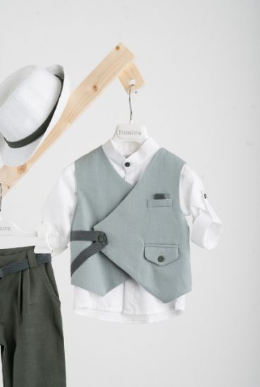 Εικόνα της Βαπτιστικό κοστούμι  Piccolino Freddy σε χρώμα Pacific