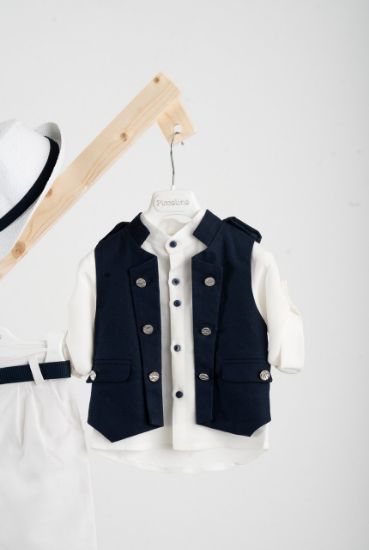 Εικόνα της Βαπτιστικό κοστούμι Piccolino Che σε χρώμα Blue