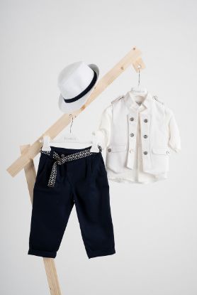 Εικόνα της Βαπτιστικό κοστούμι  Piccolino Che σε χρώμα Off White