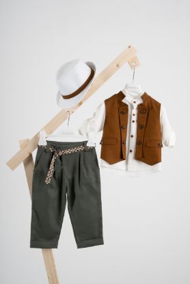 Εικόνα της Βαπτιστικό κοστούμι  Piccolino Che σε χρώμα Ginger