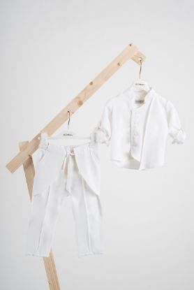 Εικόνα της Κοστούμι  Piccolino Josua σε χρώμα Ivory