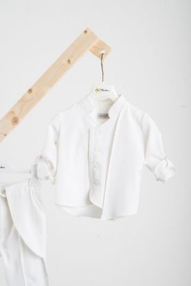 Εικόνα της Κοστούμι  Piccolino Josua σε χρώμα Ivory