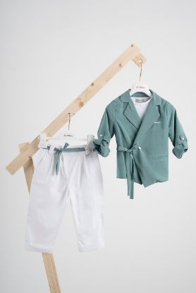 Εικόνα της Κοστούμι  Piccolino Stefan σε χρώμα Mint