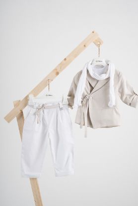 Εικόνα της Κοστούμι  Piccolino Stefan σε χρώμα Beige