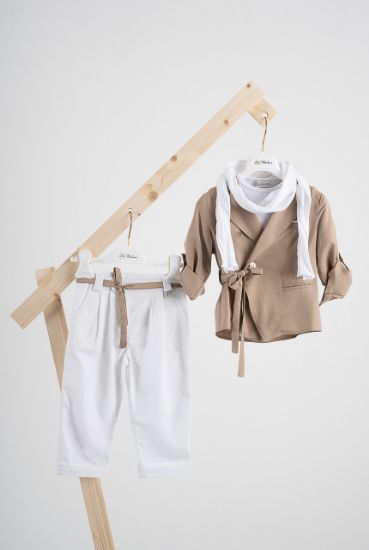Εικόνα της Κοστούμι  Piccolino Stefan σε χρώμα Mocha
