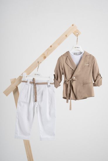 Εικόνα της Κοστούμι  Piccolino Stefan σε χρώμα Mocha