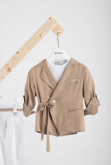 Εικόνα της Κοστούμι  Piccolino Stefan σε χρώμα Mocha