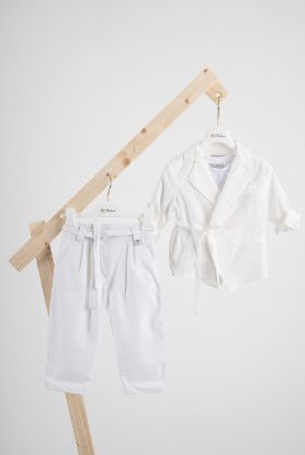 Εικόνα της Κοστούμι  Piccolino Stefan σε χρώμα Off White