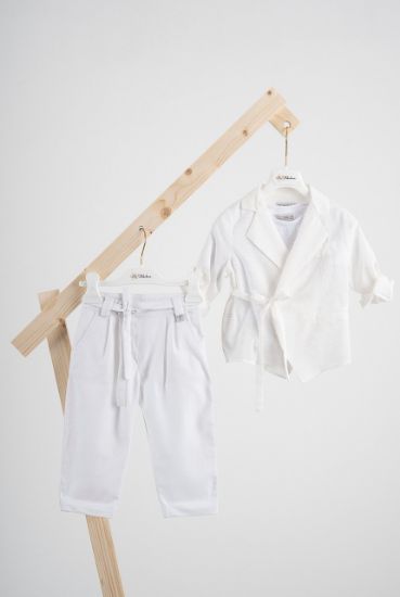 Εικόνα της Κοστούμι  Piccolino Stefan σε χρώμα Off White