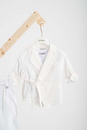 Εικόνα της Κοστούμι  Piccolino Stefan σε χρώμα Off White