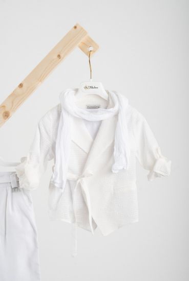 Εικόνα της Κοστούμι  Piccolino Stefan σε χρώμα Off White