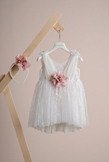 Εικόνα της Βαπτιστικό φόρεμα Piccolino Sofia Ivory