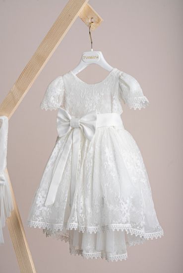 Εικόνα της Βαπτιστικό φόρεμα Piccolino Milena Ivory