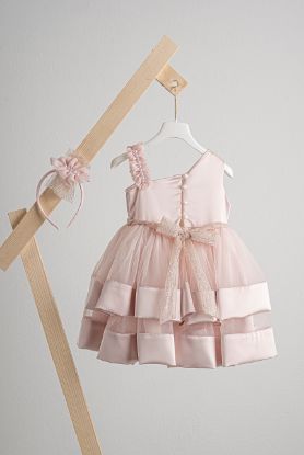 Εικόνα της Βαπτιστικό φόρεμα Piccolino Iris Pink