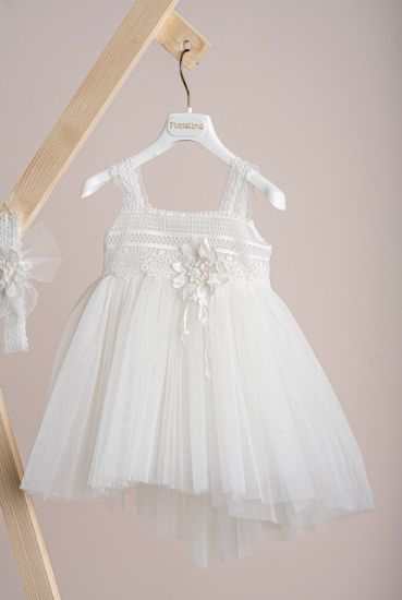 Εικόνα της Βαπτιστικό φόρεμα Piccolino Vivienne Ivory