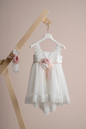 Εικόνα της Βαπτιστικό φόρεμα Piccolino Maria Ivory