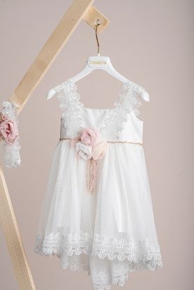 Εικόνα της Βαπτιστικό φόρεμα Piccolino Maria Ivory