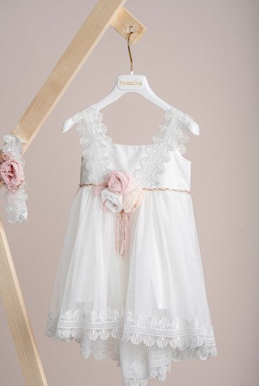 Εικόνα της Βαπτιστικό φόρεμα Piccolino Maria Ivory