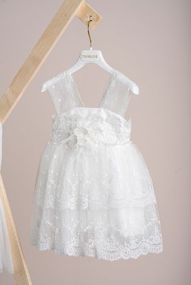 Εικόνα της Βαπτιστικό φόρεμα Piccolino Estelle Ivory