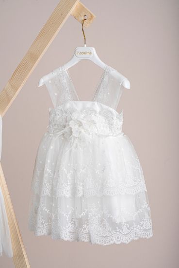 Εικόνα της Βαπτιστικό φόρεμα Piccolino Estelle Ivory