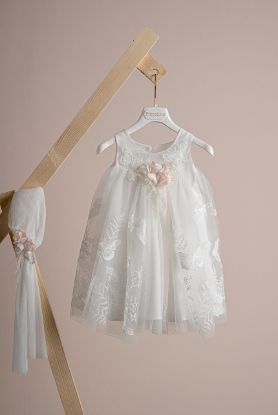 Εικόνα της Βαπτιστικό φόρεμα Piccolino Abbie Ivory