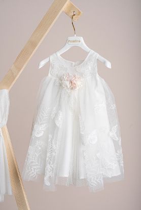 Εικόνα της Βαπτιστικό φόρεμα Piccolino Abbie Ivory