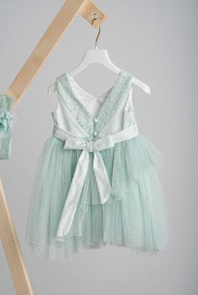 Εικόνα της Βαπτιστικό φόρεμα Piccolino Augusta Mint