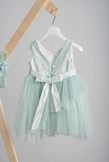 Εικόνα της Βαπτιστικό φόρεμα Piccolino Augusta Mint