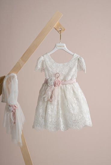 Εικόνα της Βαπτιστικό φόρεμα Piccolino Florence Ivory 