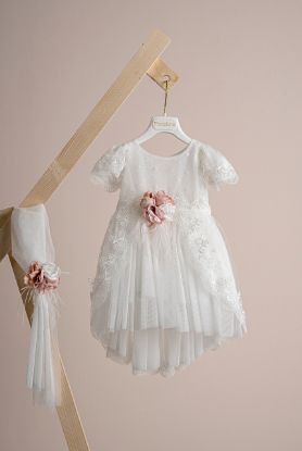 Εικόνα της Βαπτιστικό φόρεμα Piccolino Lucile Ivory 