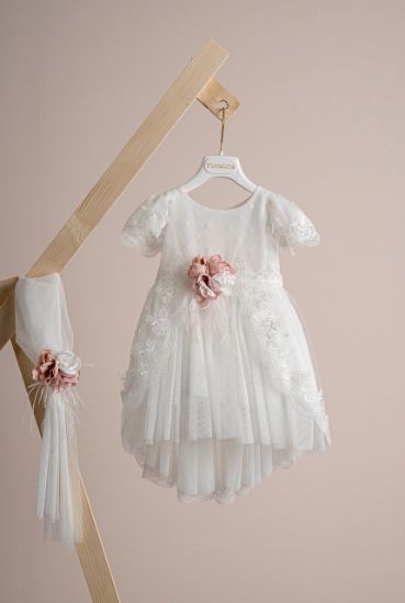 Εικόνα της Βαπτιστικό φόρεμα Piccolino Lucile Ivory 