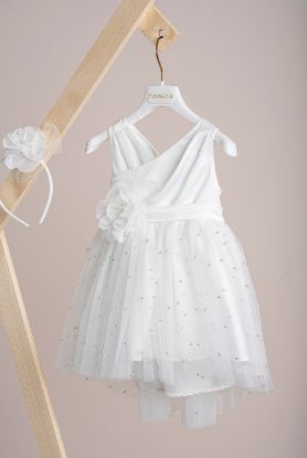 Εικόνα της Βαπτιστικό φόρεμα Piccolino Zoe Ivory