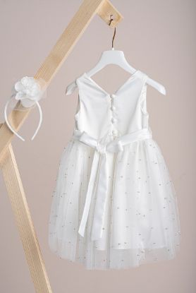 Εικόνα της Βαπτιστικό φόρεμα Piccolino Zoe Ivory