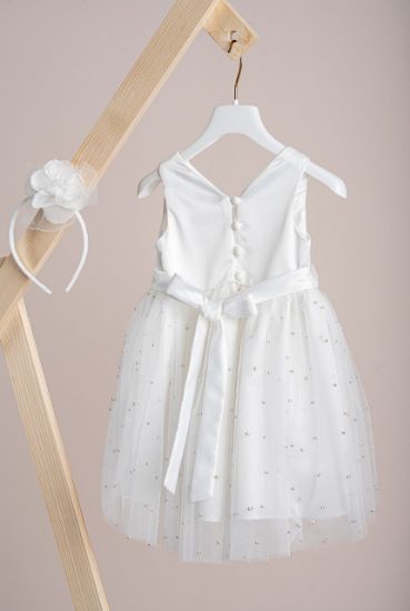 Εικόνα της Βαπτιστικό φόρεμα Piccolino Zoe Ivory