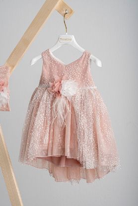 Εικόνα της Βαπτιστικό φόρεμα Piccolino Beatrice Puce