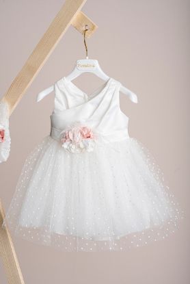 Εικόνα της Βαπτιστικό φόρεμα Piccolino Constance Ivory