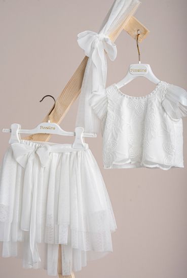 Εικόνα της Βαπτιστικό φόρεμα Piccolino Isabelle Ivory