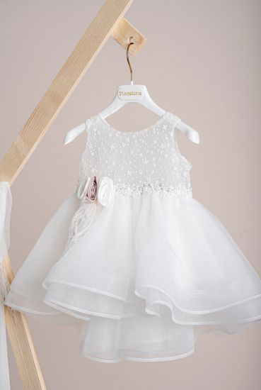 Εικόνα της Βαπτιστικό φόρεμα Piccolino Samantha Ivory