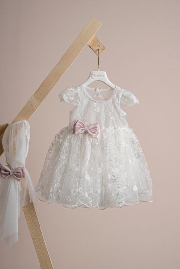 Εικόνα της Βαπτιστικό φόρεμα Piccolino Patricia Ivory