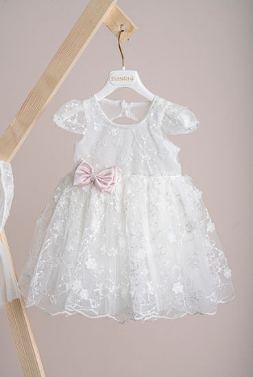 Εικόνα της Βαπτιστικό φόρεμα Piccolino Patricia Ivory