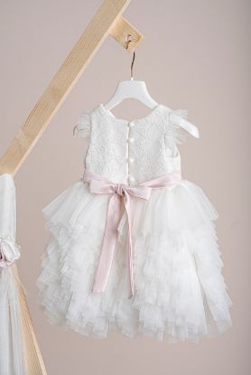 Εικόνα της Βαπτιστικό φόρεμα Piccolino Ornella Ivory