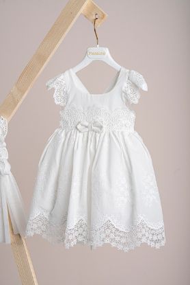 Εικόνα της Βαπτιστικό φόρεμα Piccolino Valerie Ivory