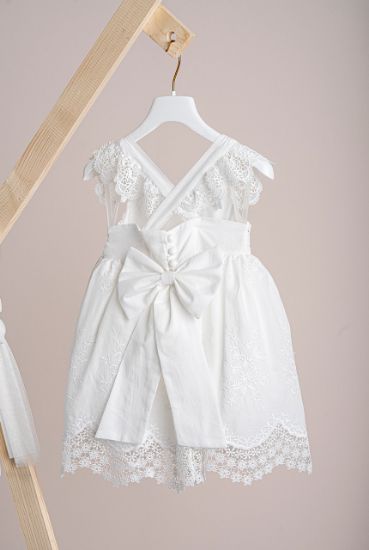 Εικόνα της Βαπτιστικό φόρεμα Piccolino Valerie Ivory
